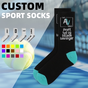 Custom Logo Colorfast Odor Resistant <b>Thermal</b> Locking Cotton Rich Knitted Crew Non-Slip Athletic <b>Socks</b> for Hiking - Product Image 1