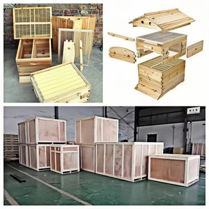 Juego Completo de <span class=keywords><strong>7</strong></span> Piezas de Colmena de Madera de Abeto Chino con Flujo Automático para Apicultura, Marca <span class=keywords><strong>SM</strong></span> - Product Image 5