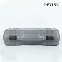 Boîte à outils portable légère V45 PEVINE pour logo OEM personnalisé, en plastique PP épais de 3,5 mm, antichoc, surface givrée, pour équipement