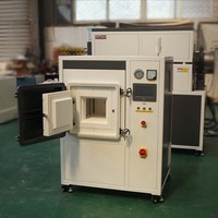 Four à atmosphère d'argon 1700C, four de laboratoire haute température, programmable MoSi2