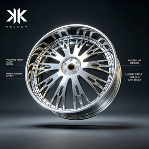 Rines Cromados <span class=keywords><strong>de</strong></span> Diseño Profundo, Forjados, Multirradio, <span class=keywords><strong>de</strong></span> 19-22 Pulgadas, 5x114.3, 5x112, Estilo VIP, para <span class=keywords><strong>Lexus</strong></span>, Mercedes, Infiniti - Product Image 3