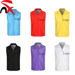 Chalecos Personalizados con Logotipo para Voluntarios, <span class=keywords><strong>Ropa</strong></span> de Servicio Público, <span class=keywords><strong>Ropa</strong></span> de Trabajo Promocional de Poliéster para Actividades - Product Image 1