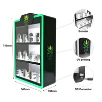 Vitrine d'exposition personnalisée pour cigarettes électroniques avec éclairage LED, présentoir pour magasin de tabac, comptoir électronique, vitrine acrylique pour produits fumeurs, vente chaude