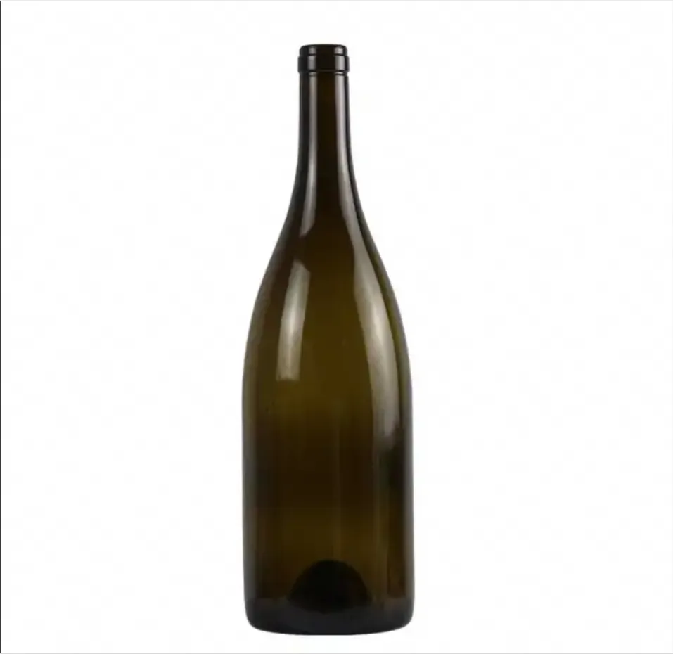 Großhandel Weingut Champagner 750 Rotwein Rotweinflasche Rotwein-Glasflasche rot dunkelgrüne Glasflasche
