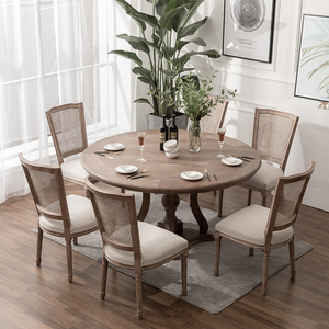 <span class=keywords><strong>Chaise</strong></span> de salle à manger vintage française en <span class=keywords><strong>bois</strong></span> massif américain, style <span class=keywords><strong>antique</strong></span> romain, pour la maison, la salle à manger, la villa, le studio ou les mariages - Product Image 3