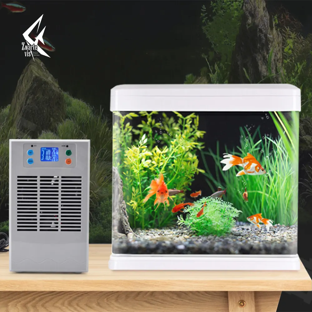 Máquina de refrigeración pequeña para tanque de peces, refrigerador para circulación de agua de Acuario, accesorios para acuarios