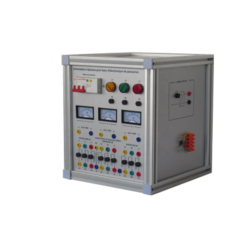 Three Phases Power Supply for Power Electronic Bench Educational Laboratory Equipment Electrical Educational Equipment