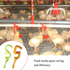 QA Poultry Drinking Feeding Line System Clip <strong>Hook</strong> Plastic Hanging <strong>Pipes</strong> Clamp - Product Image 2