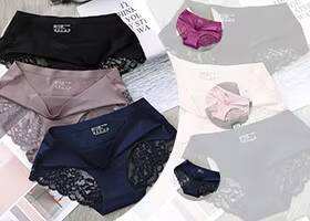 กางเกงในสตรีลูกไม้ไร้ตะเข็บ - Product Image 2