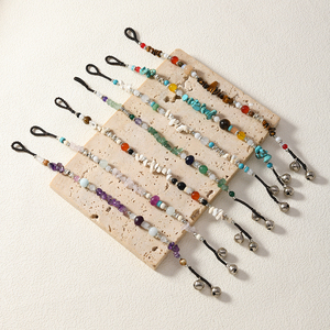 Joyería con Cuentas de Piedras Preciosas Pequeñas, Diseño Original Bohemio, Bonito Ágata Natural, Piedra Irregular Triturada, Amatista, Regalo Unisex - Product Image 2