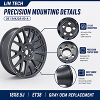 Jante en alliage LinTech 18X8.5J ET38, best-seller, référence OE 1344228-00-A, gris, pour Tesla Model 3 Highland 2024 Plus