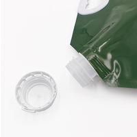 Sac à eau en plastique de qualité alimentaire de 1 gallon, poche à jus en plastique autoportante, sac à eau portable avec robinet pour extérieur