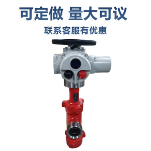 Válvula de aguja eléctrica de acero fundido roscada de 2 vías para control de líquidos a temperatura normal - Product Image 3