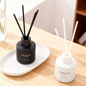 Difusor de Aromas Minimalista de 50 ml, Botella de Cerámica y Vidrio en Blanco y Negro para Aromaterapia, Decoración para el Hogar, Hotel, Spa y Estilo de Vida - Product Image 6