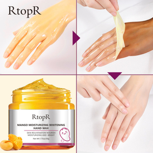 RtopR maschera per la cura delle mani di Mango biologico sbiancante idratante riparazione esfoliante cura della pelle e Anti-invecchiamento caratteristiche - Product Image 3