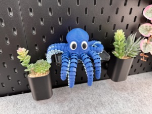 Pieuvre en PLA imprimée en 3D avec des articulations mobiles, pieuvre flexible - Product Image 6