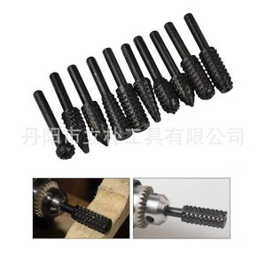 10 Piece Black Woodworking Rotary File Set Electric Grinding Head For Diy <b>Tool</b> <b>Sharpening</b> - Product Image 4