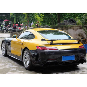 ชุดแต่งคาร์บอนไฟเบอร์สำหรับ Benz AMG GT ปี 2015-2023 ไฟตัดหมอก กันชนหน้า/หลัง สเกิร์ตข้าง กระจังหน้า บังโคลน แบบ Bolt-On ติดตั้งได้กับรถทั่วไป - Product Image 5