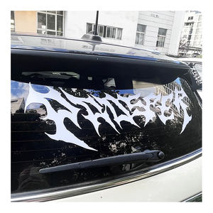 مخصص مقاوم للاشعة فوق بالهواء الطلق دائم الزجاج الأمامي الوفير نافذة السيارة لافتة شارات مخصصة ملصق سيارة - Product Image 1