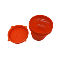 Nouvelle-Zélande Ling Pots Sac à appâts en plastique orange et bleu avec vis pour crabières et poissons
