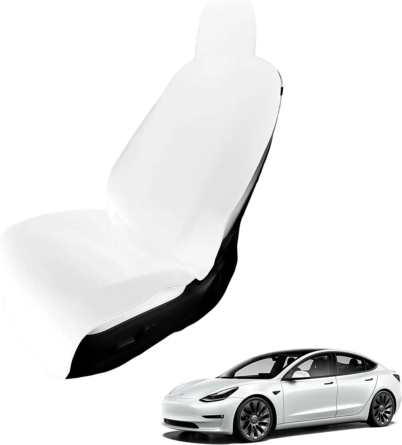 Alle Weersomstandigheden Waterdicht & Anti Slip & Anti Kras Met Vele Kleuren Pu/Nappa Lederen Autostoelhoes Voor Tesla Model 3 Model Y