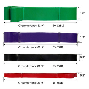 Bán buôn tùy chỉnh cá nhân logo <span class=keywords><strong>Stretch</strong></span> Latex kháng dài phòng tập thể dục tập thể dục ban nhạc - Product Image 4