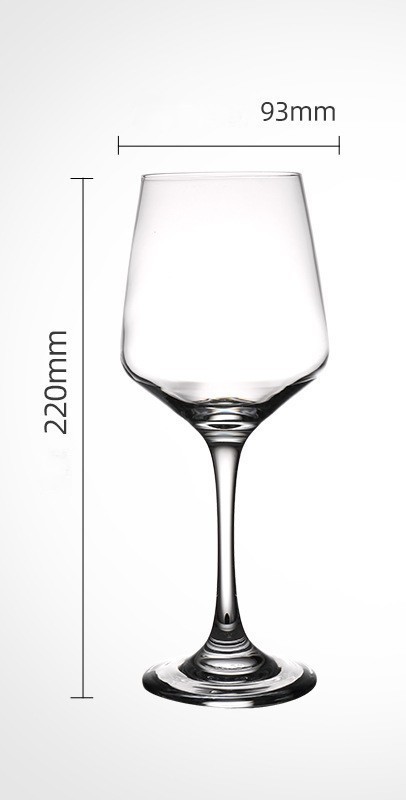 Verre à vin transparent de grande capacité 470 ml