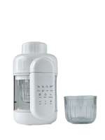 Robot culinaire électrique multifonctionnel pour bébé de 400 W avec plaque chauffante en céramique et verre borosilicate de haute qualité