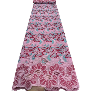 NI.AI 2026 Tela de Encaje Voile Africana de Alta Calidad en Suiza, Encaje Voile Nigeriano Suizo, Material para Vestidos de Mujer para Coser - Product Image 5