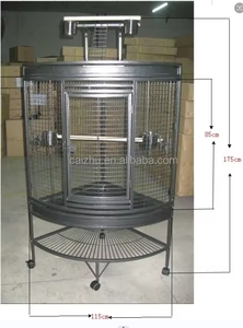 New Arrival Large Metal Iron Bird Breeding <strong>Cage</strong> Small Playtop Aviary Pet House for Pigeon <strong>Parrot</strong> Wood Carrier with Box Packing - Product Image 2