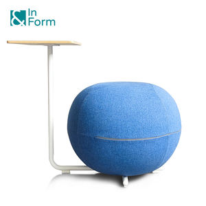 Grand <span class=keywords><strong>Pouf</strong></span> Rond en Forme de Boule Facile et Pratique Tabouret de Bureau pour Zone Publique <span class=keywords><strong>Pouf</strong></span> avec Bloc-Notes - Product Image 2