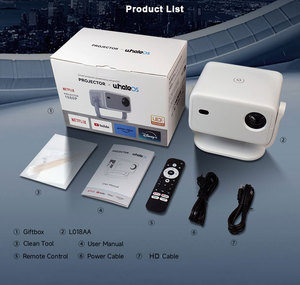 Mini chiếu thông minh 1080P Android 11 xách tay Wifi 6 LED Rạp hát tại nhà máy chiếu 320 ANSI Lumens - Product Image 1