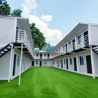 Maison préfabriquée moderne de luxe en conteneur modulaire de 10 pieds, 20 pieds, 40 pieds, avec rangement amovible pour usage de bureau
