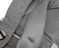 Sac à dos à couches pour adulte, imperméable, multifonction, gris, pour voyage