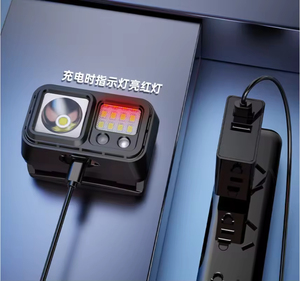 New High-intensity Dual-source LED Headlight Hand-waving <b>Sensor</b> Multi-functional USB Charging Head-mounted Work <b>Light</b> - Product Image 5