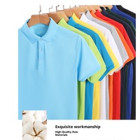 Polo de travail personnalisé, uniforme d'entreprise, broderie du logo, coton, grande taille, unisexe, vente en gros