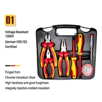 Kit de Herramientas para Electricista de Alta Resistencia 7 en 1, Kit de Herramientas Aisladas de 1000 V para Electricistas Industriales