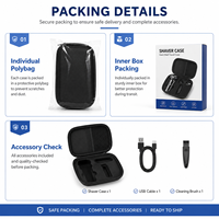 Estuche Rígido de EVA Personalizado OEM para Afeitadora, Caja Protectora para Guardar la Maquinilla de Afeitar