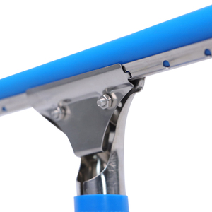 Nettoyeur de vitres télescopique 2,4 m pour usage domestique avec manche extensible, racleur long connectable pour nettoyage de vitres et douches - Product Image 4
