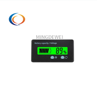 6-73V indicateur de batterie LCD indicateur de capacité de batterie au Lithium affichage de la batterie mètre voltmètre testeur de tension GY-6S lumière verte