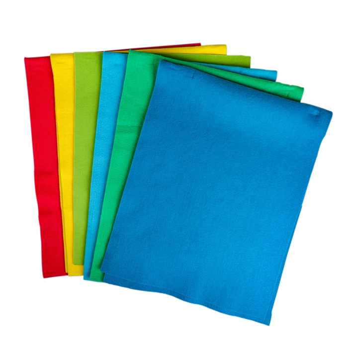 Moderate Resilience Multi-color Available Needle Punched Nonwoven Fabric Felt ODM Service Skin-friendly PP Felt