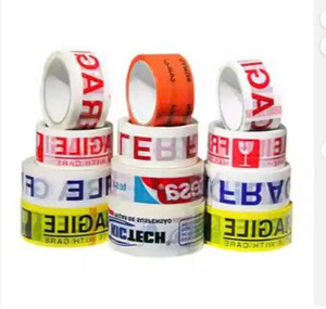 ม้วนเทปกาวบีพีพิมพ์ลายแบบกำหนดเองได้สำหรับทำเครื่องหมายเตือนสินค้าโปรโมชั่นใช้เพื่อส่งออกทั่วโลก - Product Image 1