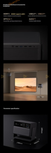 โปรเจคเตอร์ Rc XGIMI RS30 Pro Max 4100CVIA 4K พร้อมซูมออปติคอล 1.2-1.5:1 และเทคโนโลยีเลเซอร์สามสีสำหรับการฉายภาพระยะไกล - Product Image 6