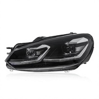 Nouveaux feux de jour à LED et clignotants dynamiques pour Golf Mk6 09-12, lentille 6000K 3000 Lm