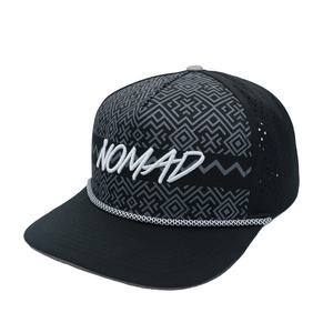 Gorra de béisbol personalizada de 5 paneles con diseño de espiga, bolsillo, transpirable, impermeable, cierre de doble hebilla, deportiva con imagen impresa - Product Image 3
