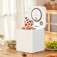 Machine à Compostage des Déchets Alimentaires Électrique en Acier Inoxydable de 5,2 Litres, Appareil Électrique Intelligent pour la Maison, Composteur Électrique
