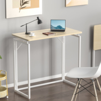 PRORIALS Bureau d'Ordinateur Relevable et Pliant, Opération Simple, Rangement Pratique, Bureau à Domicile Hauteur Réglable, Table d'Étude