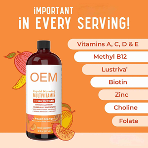 Özel marka vitaminleri kilo kazanç şurubu saç büyüme beyazlatma ve Anti-aging güzellik ürünleri biyotin vitamin takviyeleri - Product Image 3