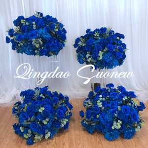 SN-A011 50Cm Trắng Màu Hồng Màu Đỏ Màu Xanh Mùa Thu Sage Màu Xanh Lá Cây Lớn Tăng Hoa Cắm Hoa Nhân Tạo Đám Cưới Hoa Bóng <span class=keywords><strong>Centerpieces</strong></span> - Product Image 3