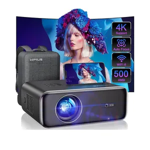 450 ANSI Lumens Display Native 1080p Smart Projector With Wifi Screen Share For Mobile Phone